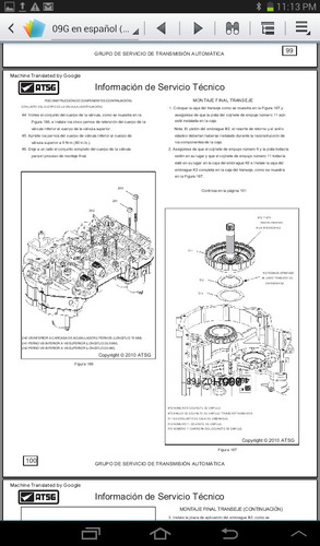 Manual Para Transmisión Automática Bora, Passat 09g Español (Usado)