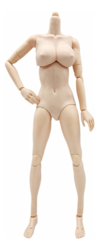 Cuerpo Femenino Escala 1/6 Busto Xl Tono Pale Three Q