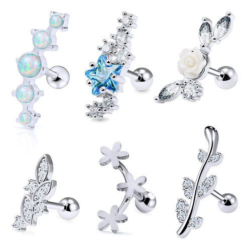 Pnsgisr Aretes De Cartlago Tragus, Joyera De Hlice, Piercing