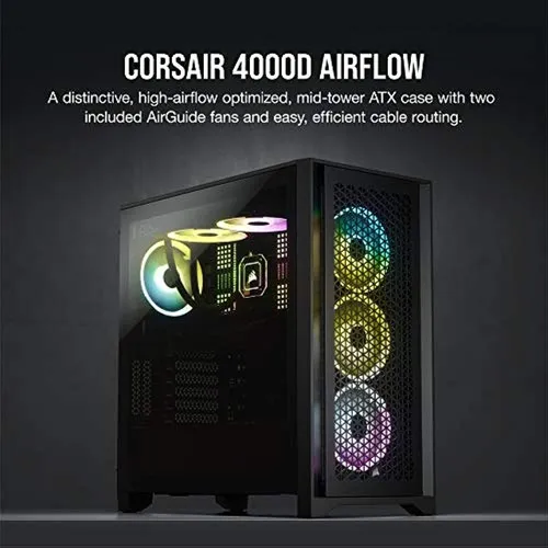 Carcasa Para Pc Atx De Torre Intermedia De Vidrio Templado C