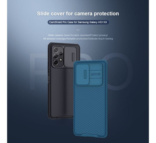 Imagen 2 de 5 de Case Funda Nillkin Camshield Samsung Galaxy A53 / A73