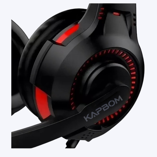 Fone Headset Gamer C/fio Microfone Ajustável Conexão P2 Usb Cor Laranja