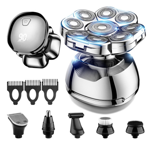 Maquinilla De Afeitar Eléctrica Head Shaver Lcmwb 9d Para Ho