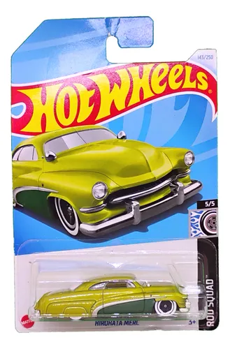 Miniatura Hot Wheels Mattel Hirohata Merc Verde 1/64 Miniatura Hot Wheels Mattel Hirohata Merc Verde 1/64