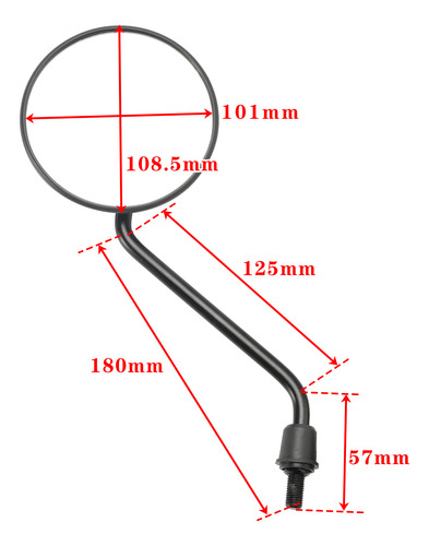 Espejos Retrovisores Para Honda Mb5 Xl80 100 S Ct110 Tlr200