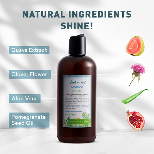 ChampĂș Para Canas, El Mejor Para Usar En Cabello Canoso