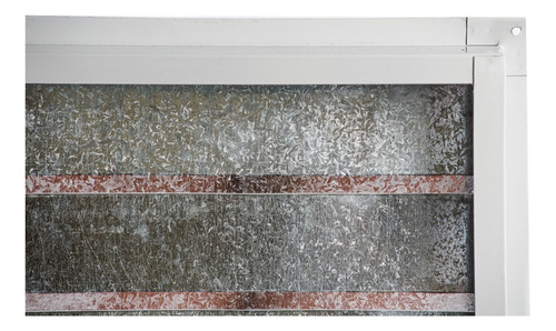 Persiana Metálica Movil Reforzada Extractor De Aire 75 Cm Baño/cocina Gatti Ventilación