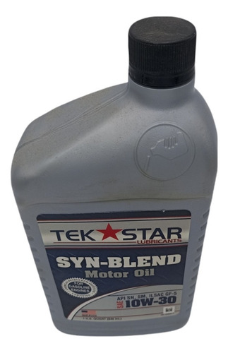 Aceite Semi Sintetico 10w-30 Tekstar Api Sn