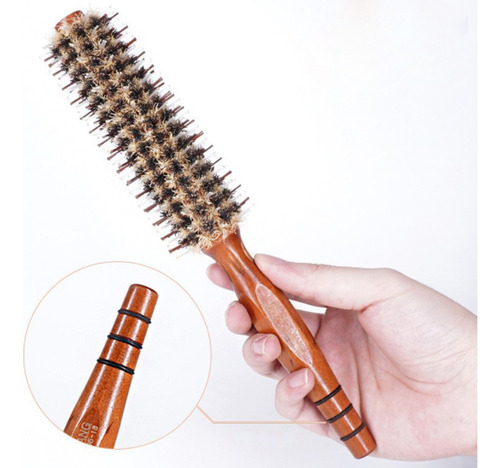 Kit De 5 Cepillos De Pelo Alargados Huecos Para Modelar Térm