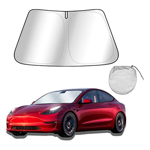 Mejorado Tesla Model 3/y, Parasol Curvatura De 360 Grad...