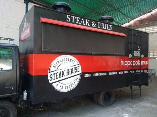 Imagen 2 de 7 de Food Truck Equipado Sin Uso Sobre Un Chevrolet Nkr 2.008