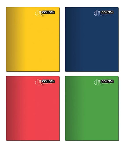 Paquete 10 Cuadernos College Colon 7mm Color Variados