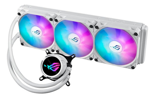 Refrigeração líquida branca Asus Rog Strix Lc Iii 360 Argb