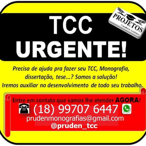 Tcc Ou Monografias Inéditas