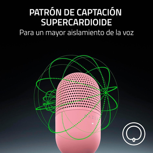 Microfono Gamer Razer Seiren V3 Mini Usb Con Sensor Quartz