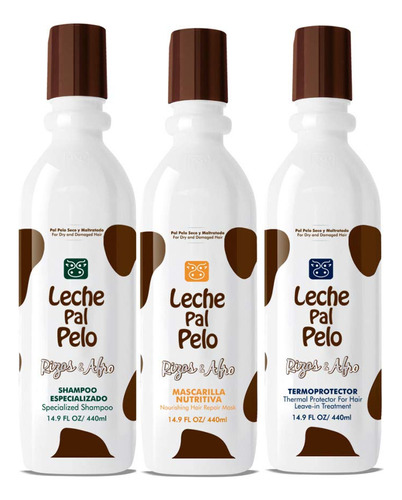 Leche Pal Pelo Rizos/afro Specialized Shampoo Nutritiva Masc