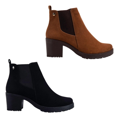 Botin Mujer Vi Line Resorte Kit 2 Pares 977634