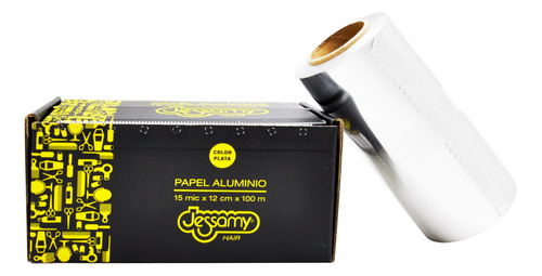 Papel Aluminio Rollo Mechas 12cm X 100 M C/ Serrucho Jessamy