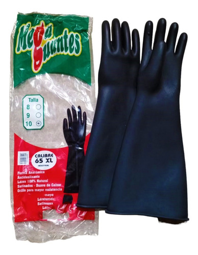 Guantes Latex Mosqueteros Industriales Cal 65