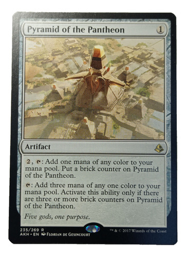 Carta Magic Pyramid Of The Pantheon [amonkhet] Mtg Artifact