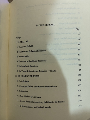 Documentos Relativos Al General Felipe Ángeles. 1982. (Usado)