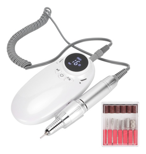 Pluma Perforadora De Uñas Portátil Recargable Eléctrica