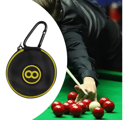 Estuche Para Bola De Billar Con Clip, Bolsa Para Amarillo
