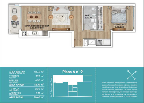 Venta Apartamento De 1 Dormitorio Y Terraza. Zona Cordón!