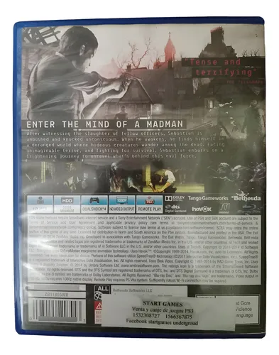 The Evil Within - Fisico - Usado - Ps4 (Usado)