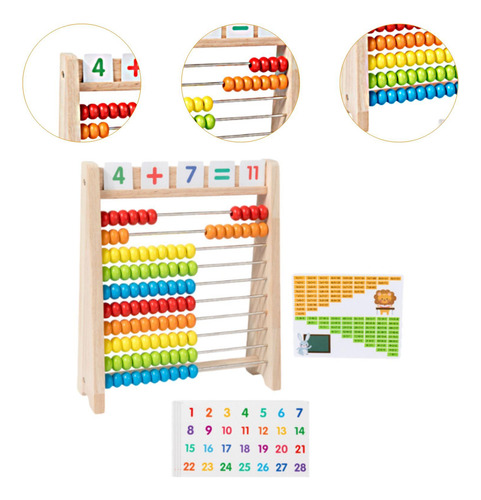Baco De Madera Para Niños, Juguetes De Matemáticas Para