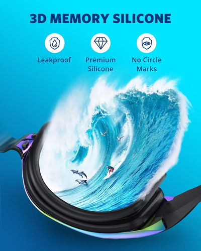 Gafas De Natacion Aegend, Paquete De 2, Que No Gotean Ni ...
