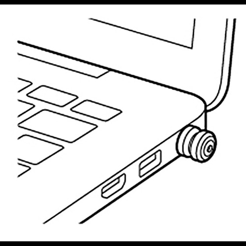 Adaptador De Trava De Segurança Para Notebook Pn K67973ww Cor Cinza-escuro