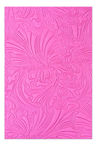 Sizzix Carpeta Estampado Texturizado 3d Flor Abstracta