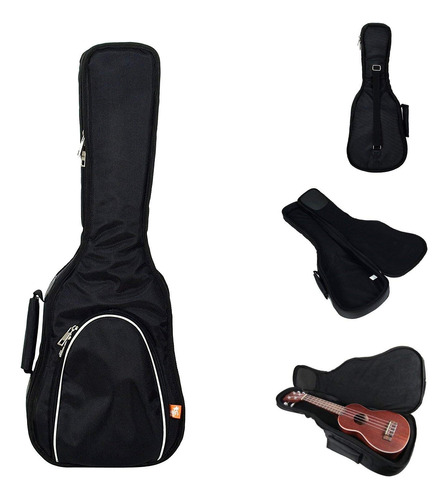 Hola! Soprano Bolsa De Ukelele De Recital Resistente, Con Ac