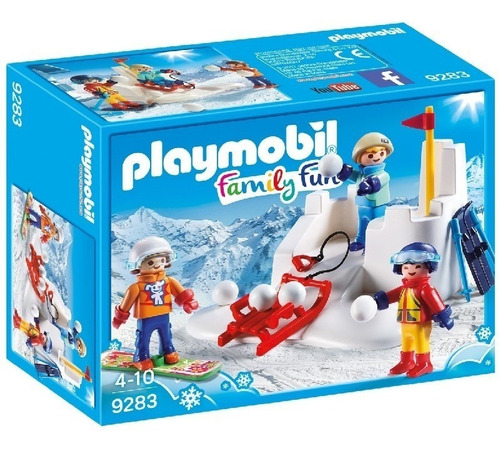 Playmobil 9283 Family Fun Vacaciones Invierno Bolas De Nieve