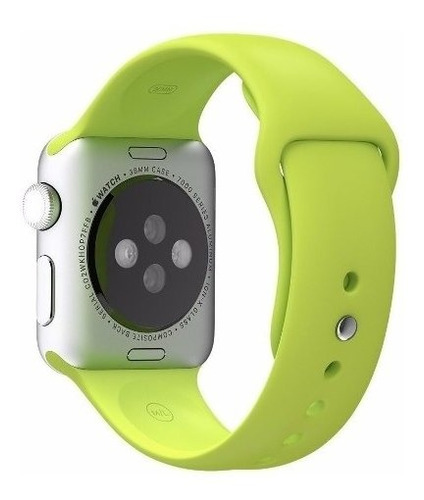 Pulseira Em Silicone Sport Para Apple Watch 42/44mm -verde
