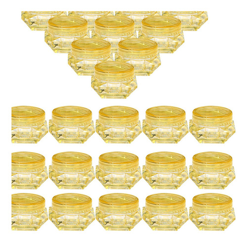 30x 3 Gramos Envases Cosméticos Con Tapas Frascos De Viaje