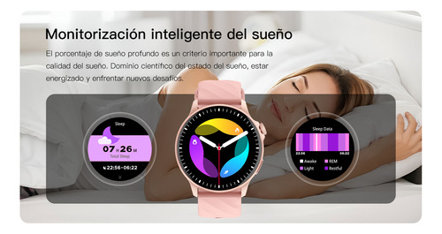 Reloj Inteligente Mujer Hombre Bluetooth Llamada Smartwatch