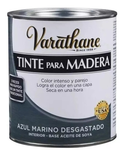 Tinta Para Madera Varathane Colores Pastel 0,946l Rust Oleum