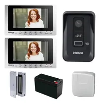 Comprar Video Porteiro Wifi Intelbras Wt7 Lite 2 Telas E Eletroima