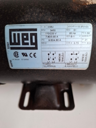 Moto Bomba Banheira Hidromassagem Dancor/weg (Usado)
