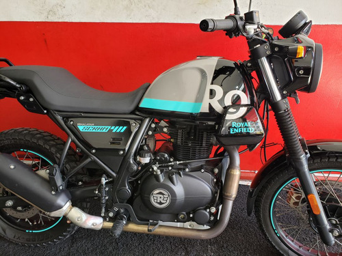 Royal Enfield Scram 411 Siler Spirit Abs 2023 Prata