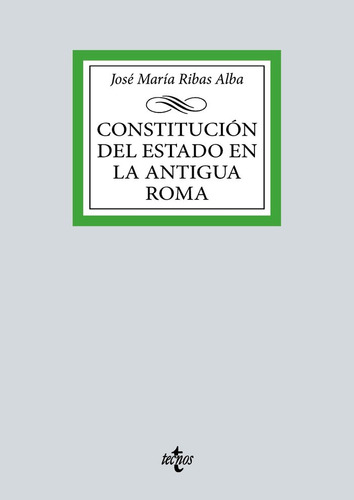 Libro Constitucion Del Estado En La Antigua Roma - Ribas ...