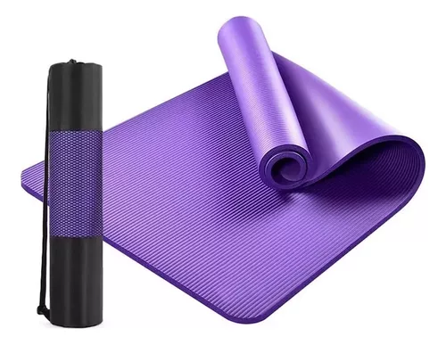 Esterilla para Yoga Gimnasia Colchoneta de Fitness Pilates Mat Alfombra  Deporte Crossfit 61x173cm
