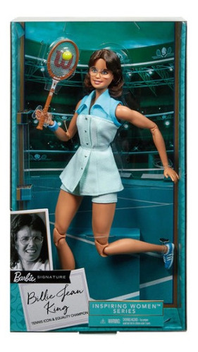 Barbie Muñeca Articulada Mujeres Inspiradoras Billie Jean King