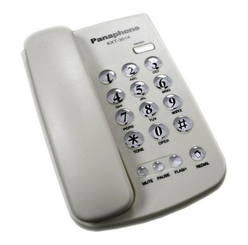 Teléfono Panaphone  kxt-3014 fijo - color blanco