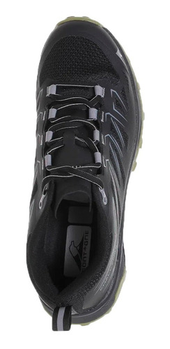 Imagen 3 de 8 de Zapatillas Montagne Outdoor Hombre Challenge Negro-gris Cli