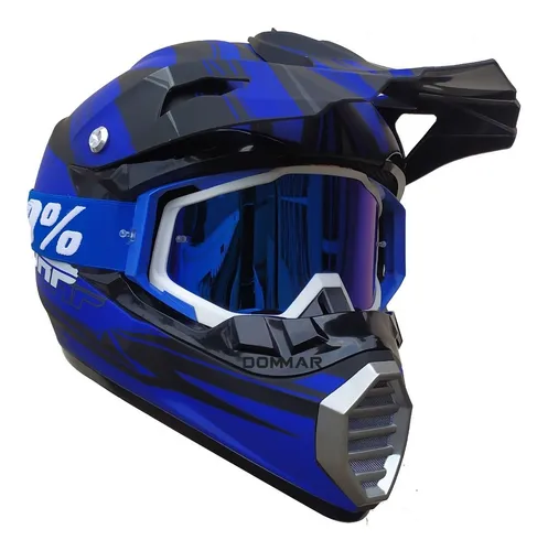 Casco De Motocross Off Road Y Googles Enduro