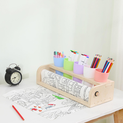 Dispensador De Rollos De Papel Artesanal Para Niños,