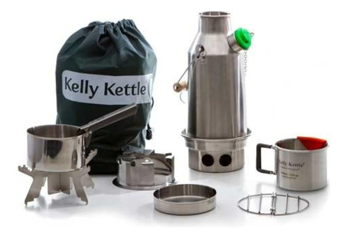 Kelly Kettle Trekker  Hervidor De Agua Y Kit  De Campamento